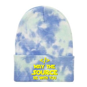 May The Source Be With You Tie Dye 12in Knit Beanie