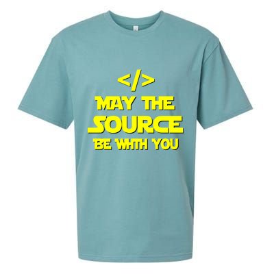 May The Source Be With You Sueded Cloud Jersey T-Shirt