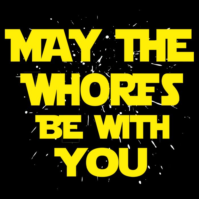 May The Whores Be With You 7-Panel Snapback Hat
