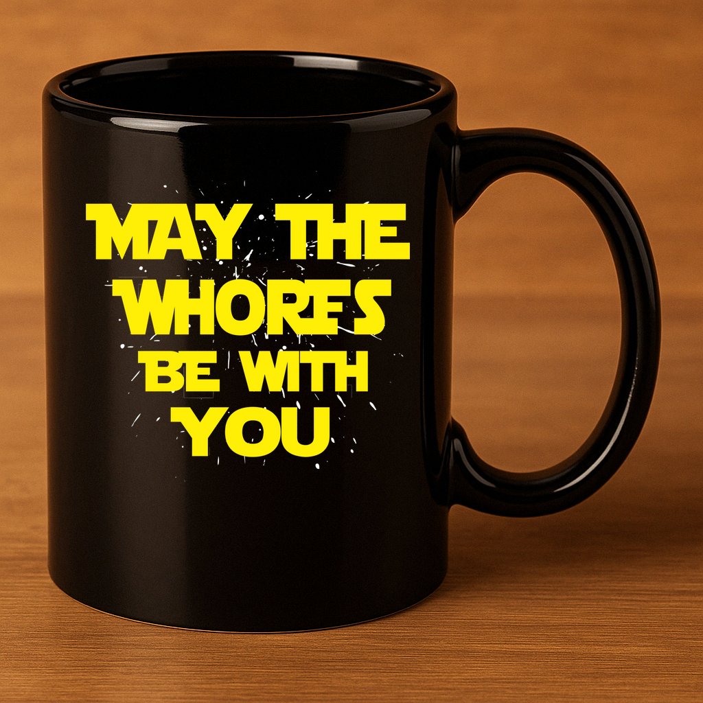 May The Whores Be With You 11oz C Handle Ceramic Mug