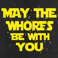 May The Whores Be With You Golf Towel