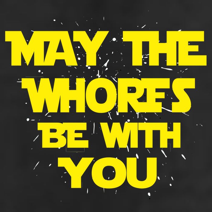 May The Whores Be With You Golf Towel