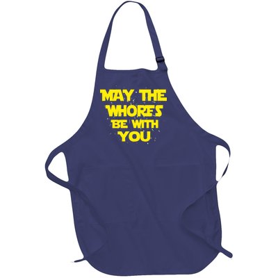 May The Whores Be With You Full-Length Apron With Pockets