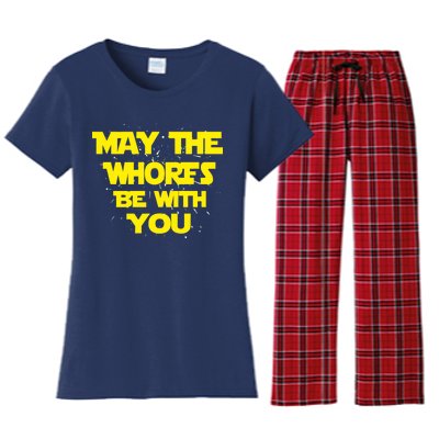 May The Whores Be With You Women's Flannel Pajama Set