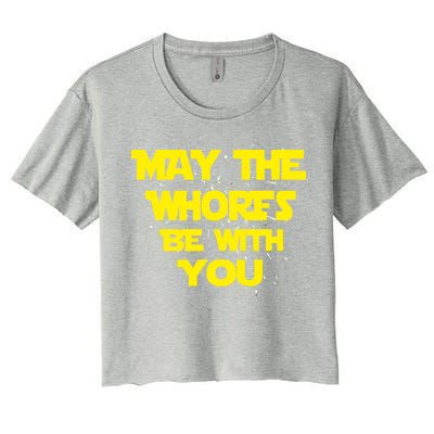 May The Whores Be With You Women's Crop Top Tee