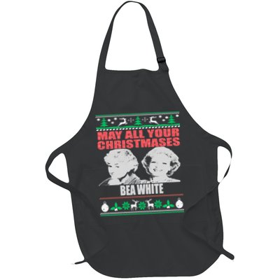 May All Your Christmases Bea White Apron