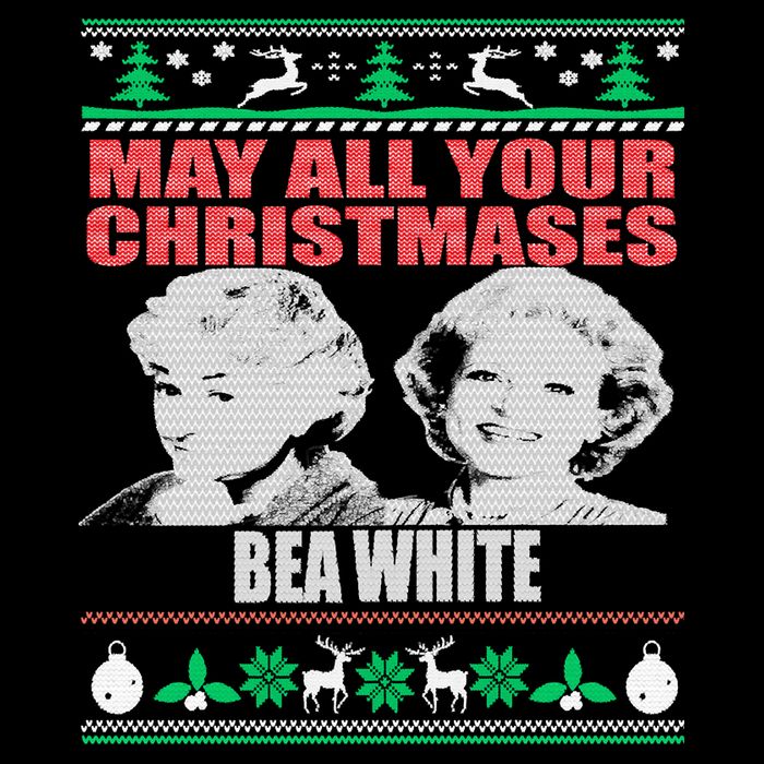 May All Your Christmases Bea White City Backpack