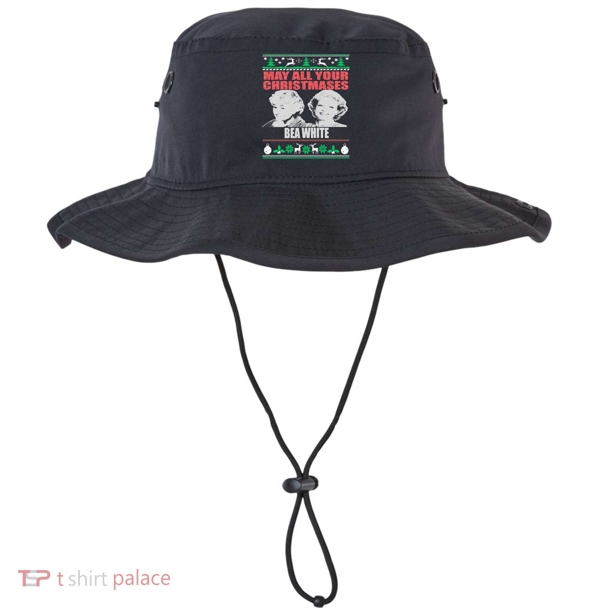 May All Your Christmases Bea White Bucket Hat
