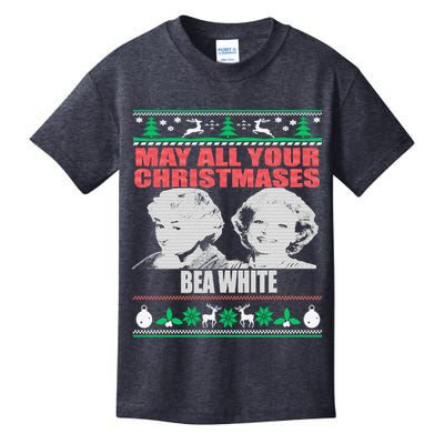 May All Your Christmases Bea White Kids T-Shirt