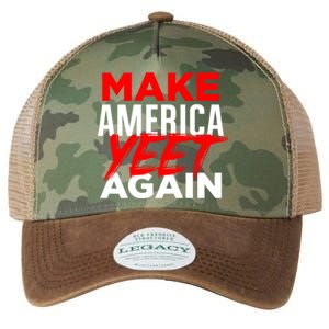 Make America Yeet Again Patriotic Trump Merica Great 2020 Gift Legacy Tie Dye Trucker Hat