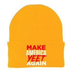 Make America Yeet Again Patriotic Trump Merica Great 2020 Gift Knit Cap Winter Beanie