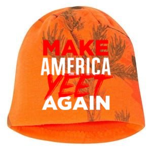 Make America Yeet Again Patriotic Trump Merica Great 2020 Gift Kati - Camo Knit Beanie