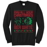 May All Your Christmases Bea White Vintage Sweatshirt