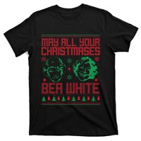 May All Your Christmases Bea White Vintage T-Shirt