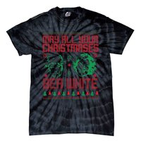 May All Your Christmases Bea White Vintage Tie-Dye T-Shirt