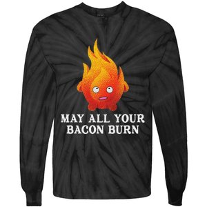 May All Your Bacon Burn Tie-Dye Long Sleeve Shirt