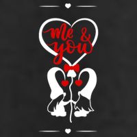 Me And You Happy Valentines Day Gnomes And Hearts 25L Jumbo Tote