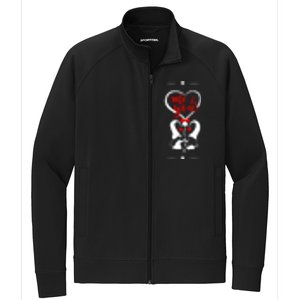 Me And You Happy Valentines Day Gnomes And Hearts Stretch Full-Zip Cadet Jacket