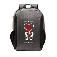 Me And You Happy Valentines Day Gnomes And Hearts Vector Backpack