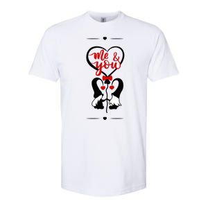 Me And You Happy Valentines Day Gnomes And Hearts Softstyle CVC T-Shirt