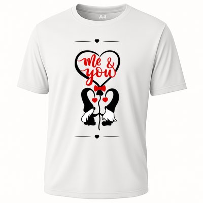 Me And You Happy Valentines Day Gnomes And Hearts Performance Shirt