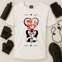 Me And You Happy Valentines Day Gnomes And Hearts Cooling Performance Crew T-Shirt