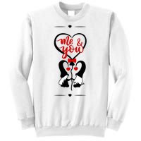 Me And You Happy Valentines Day Gnomes And Hearts Sweatshirt