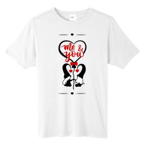 Me And You Happy Valentines Day Gnomes And Hearts Tall Fusion ChromaSoft Performance T-Shirt