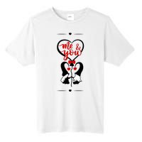 Me And You Happy Valentines Day Gnomes And Hearts Tall Fusion ChromaSoft Performance T-Shirt