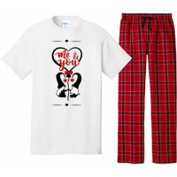 Me And You Happy Valentines Day Gnomes And Hearts Pajama Set