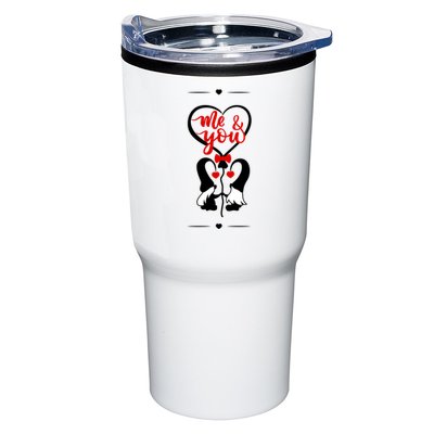 Me And You Happy Valentines Day Gnomes And Hearts Tumbler