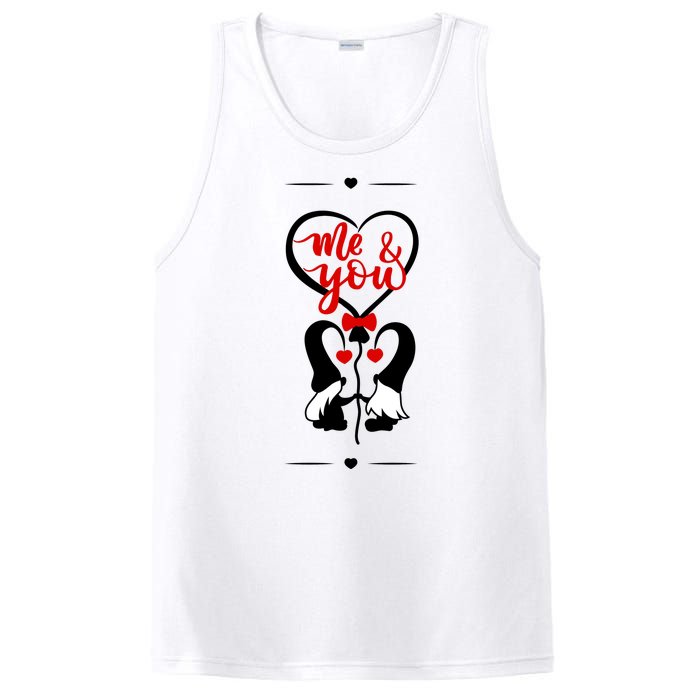 Me And You Happy Valentines Day Gnomes And Hearts PosiCharge Competitor Tank