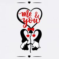 Me And You Happy Valentines Day Gnomes And Hearts Kids T-Shirt