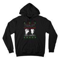 May All Your Christmases Bea White Funny Holiday Festive Hoodie