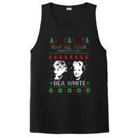 May All Your Christmases Bea White Funny Holiday Festive PosiCharge Competitor Tank