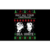 May All Your Christmases Bea White Funny Holiday Festive Bumper Sticker