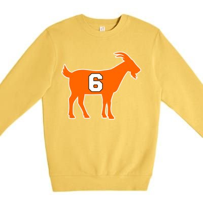 Mayfield Goat Cleveland, Ohio Football Premium Crewneck Sweatshirt