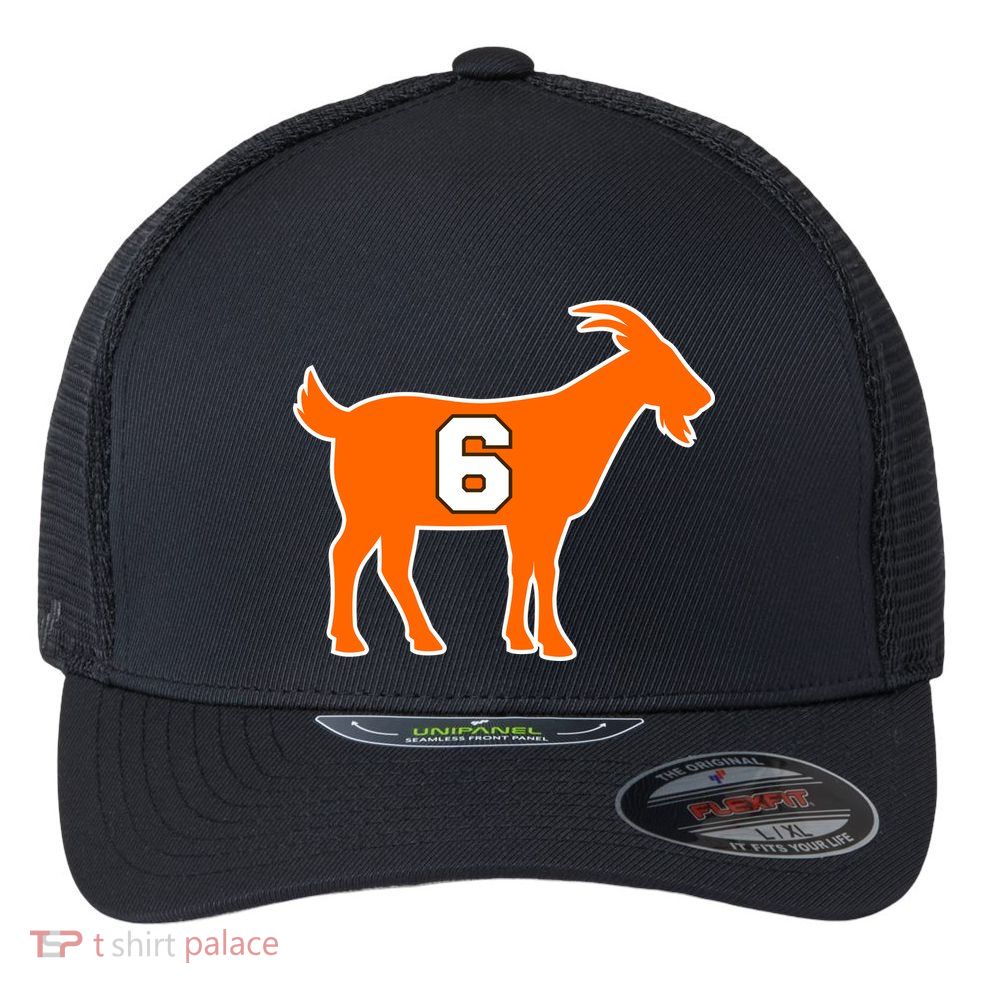 Mayfield Goat Cleveland, Ohio Football Flexfit Unipanel Trucker Cap