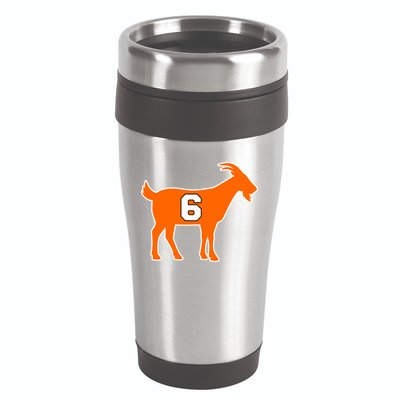 Mayfield Goat Cleveland, Ohio Football 16oz Travel Tumbler