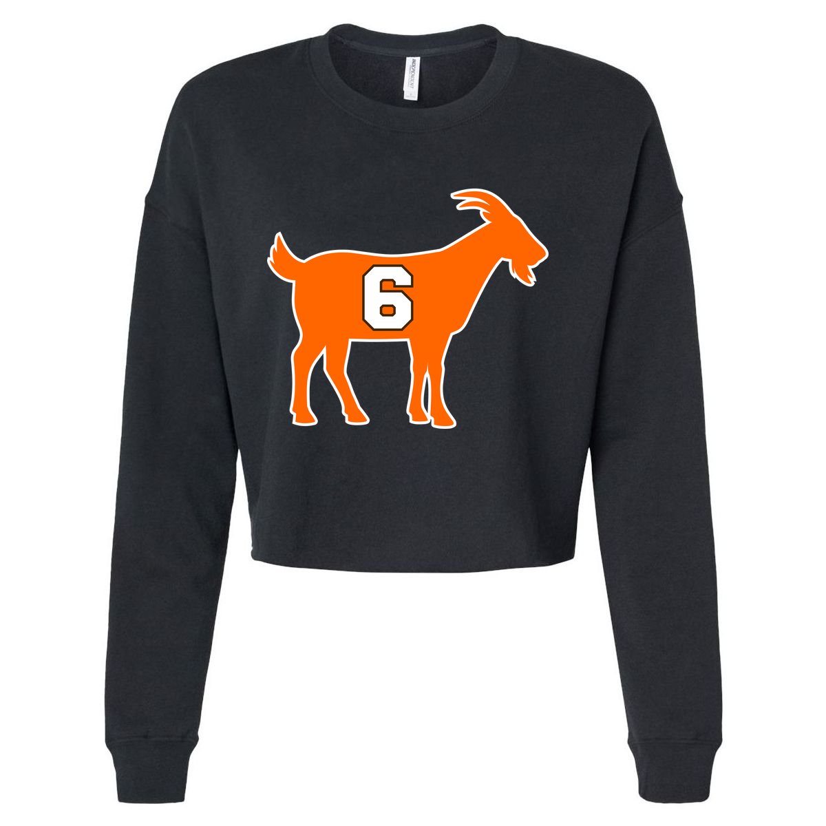 Mayfield Goat Cleveland, Ohio Football Cropped Pullover Crew