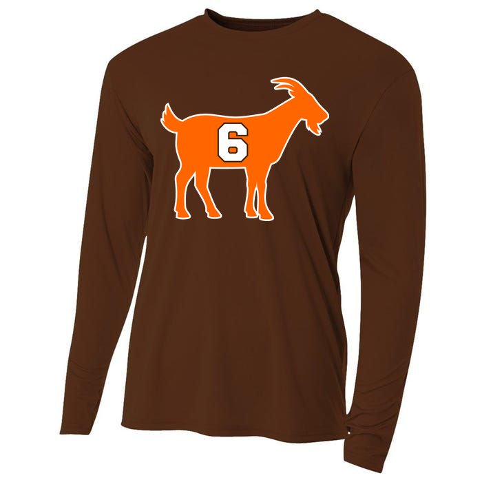 Mayfield Goat Cleveland, Ohio Football Cooling Performance Long Sleeve Crew