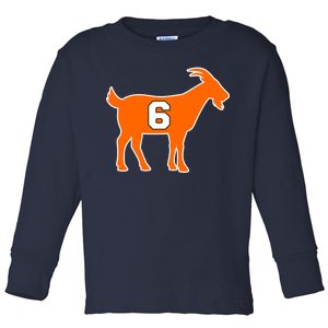 Mayfield Goat Cleveland, Ohio Football Toddler Long Sleeve Shirt