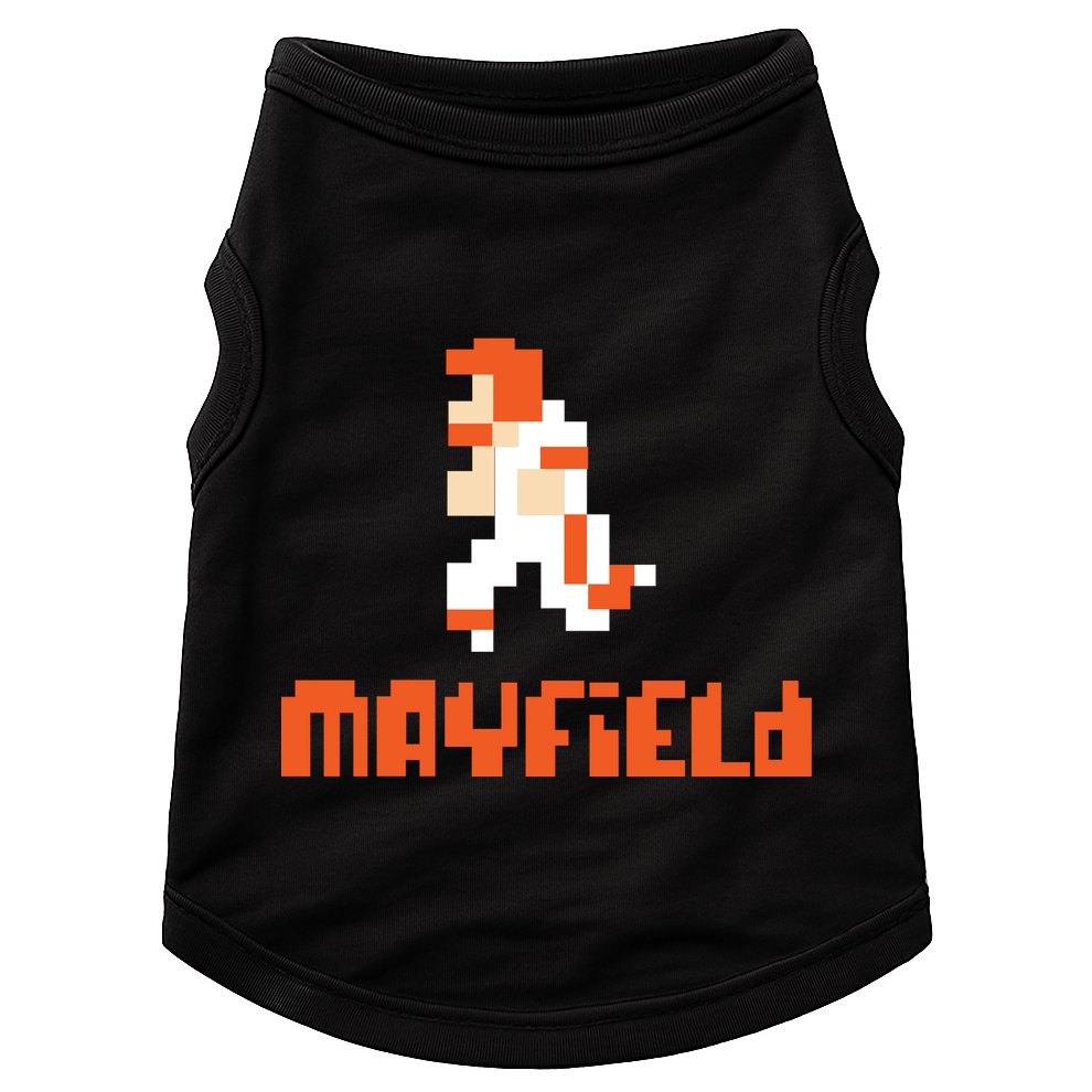 Mayfield Pixel Quarterback Cleveland Doggie Tank