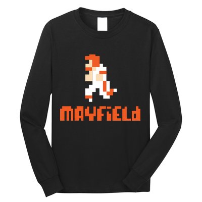 Mayfield Pixel Quarterback Cleveland Long Sleeve Shirt
