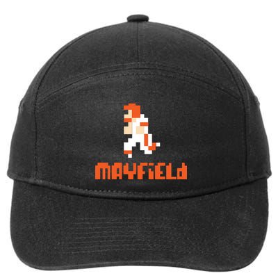 Mayfield Pixel Quarterback Cleveland 7-Panel Snapback Hat