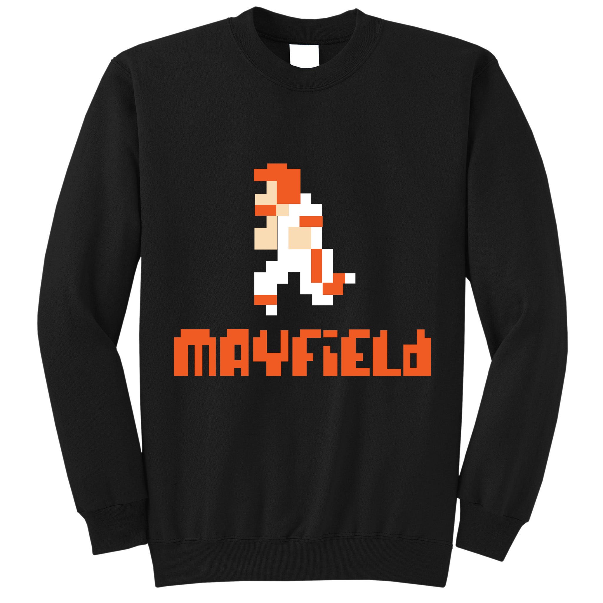 Mayfield Pixel Quarterback Cleveland Tall Sweatshirt