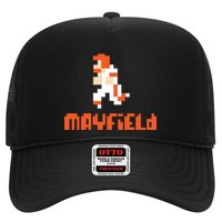 Mayfield Pixel Quarterback Cleveland Trucker Hat
