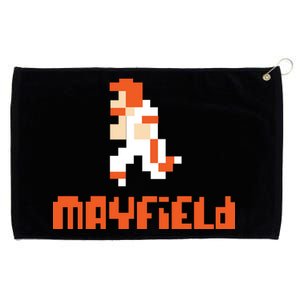 Mayfield Pixel Quarterback Cleveland Grommeted Golf Towel