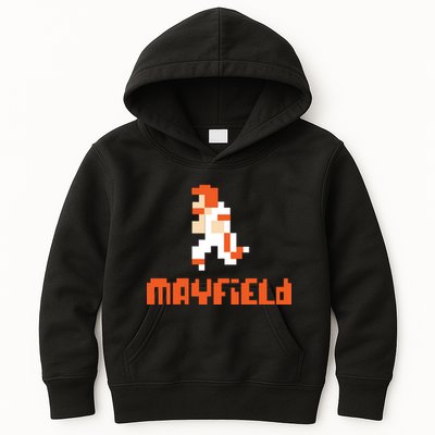 Mayfield Pixel Quarterback Cleveland Kids Hoodie