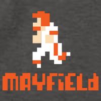 Mayfield Pixel Quarterback Cleveland Vector Backpack